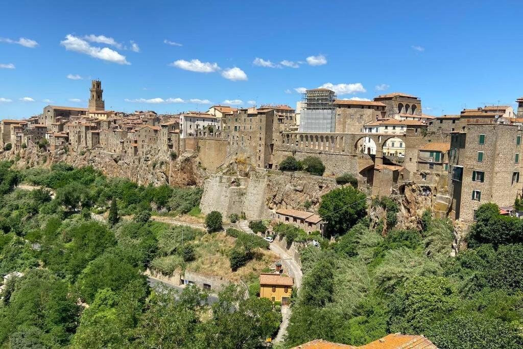 Ferienwohnung Casa Acquedotto Mediceo Pitigliano Exterior foto